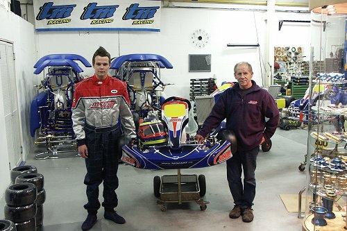 Maik Eemers op MS Kart